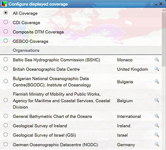 Popup configure display coverage